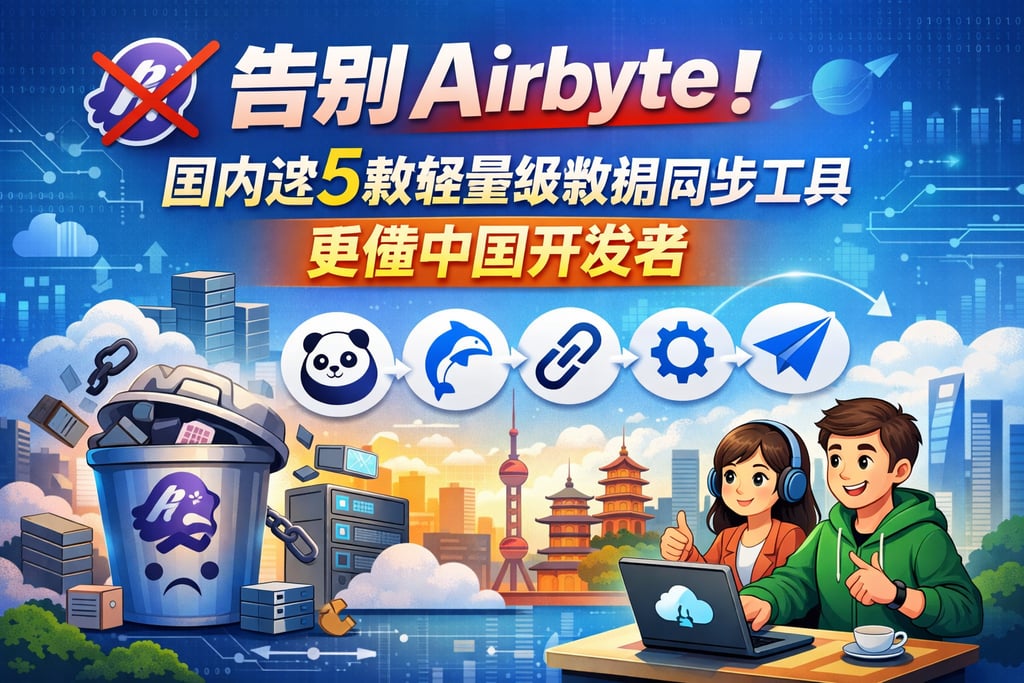 告别 Airbyte！国内这 5 款轻量级数据同步工具更懂中国开发者